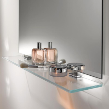 Полочка стеклянная Keuco Moll 12710015800 хром