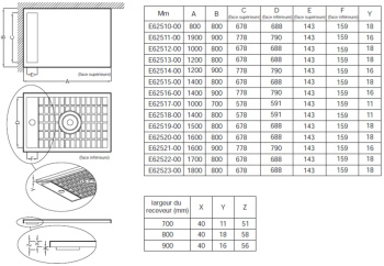 Душевой поддон 100x90 Jacob Delafon Flight Neus E66550-F-00