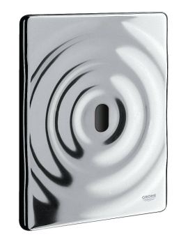 Панель смыва инфракрасная для унитаза GROHE Tectron Surf 1 режим смыва, хром 38699001