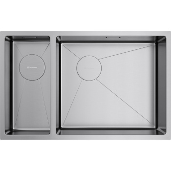 Мойка кухонная Omoikiri Taki 69-2-U/IF-IN нержавеющая сталь R 4993182