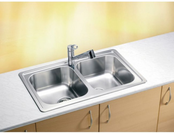 Мойка ELEGANT 40 SAT-90 810X510 в компл.с сифоном 1130555,