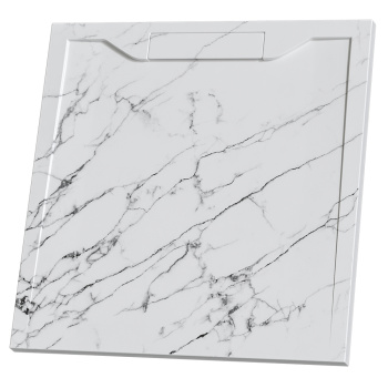 Душевой поддон квадратный RGW STE STE MW белый мрамор 900x900 мм 52341099-14