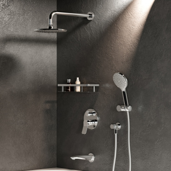 Смеситель для ванны и душа AM.PM X-Joy FB85A3RH10