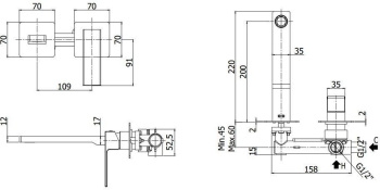 Смеситель для раковины Paffoni Elle EL105CR70 хром