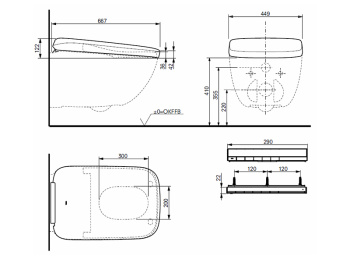 Подвесной унитаз Toto NEOREST WX1 CW927PZY