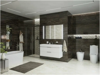 Axor Urquiola Термостат для ванны, напольный, один источник, цвет: сталь 11422800