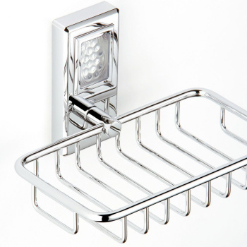 Мыльница-корзина металлическая THG Metropolis Cristal Clair A2A-A02-620 хром