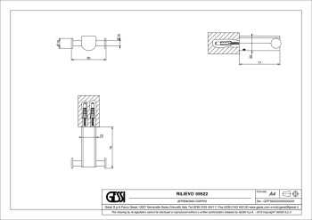 Крючок Gessi Rilievo 59522.299 Matte Black