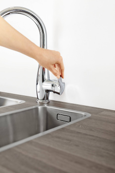 Смеситель однорычажный для мойки, GROHE Parkfield, хром, 30215001