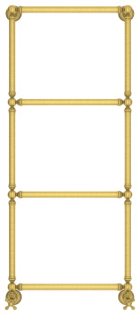 Полотенцесушитель водяной Сунержа Ренессанс 1304 1260х500 051-0280-1250 состаренная латунь