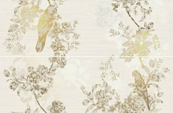 Плитка R4GY Wallpaper Decoro C2 BIANCO 50*76