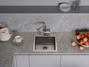 Смеситель для кухни Omoikiri Tanigawa BN сталь 4994242