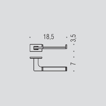 Держатель для туалетной бумаги Colombo Look PVD Vintage B1608.VL