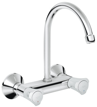Смеситель для кухни GROHE Costa L, настенный с высоким изливом, хром 31191001