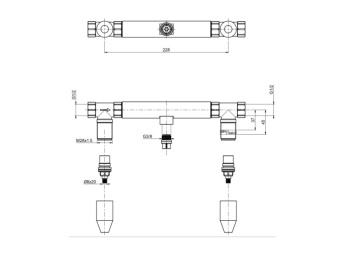 Встроенная часть смесителя Fima Carlo Frattini ELIZABETH F2240