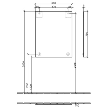 Зеркало Villeroy&Boch More to See A3106000 60 см