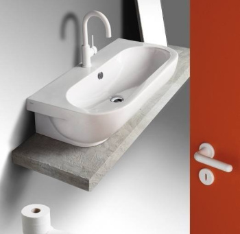 Раковина подвесная Simas E-Line EL11bi*0 90 см белый