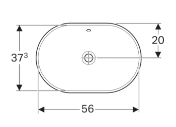 Раковина встраиваемая Geberit VariForm 500.728.01.2 белая
