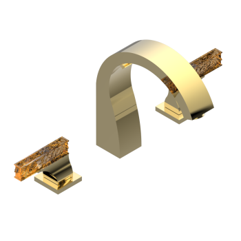 Смеситель на борт ванны THG Ginkgo U5E-F01-25 полированное золото