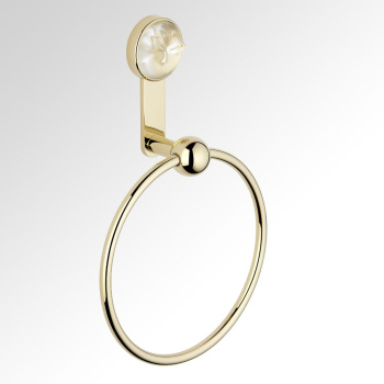 Полотенцедержатель THG Pomme Cristal Lustre Or A46-F30-504N soft gold