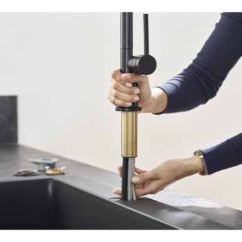 Смеситель для кухни Hansgrohe Talis M54 72801670, матовый чёрный