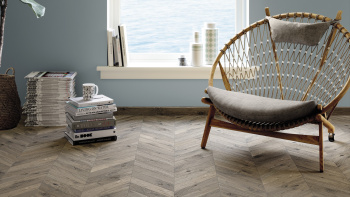 Керамогранит Fap Roots Taupe Chevron 7.5x45 см fQNR