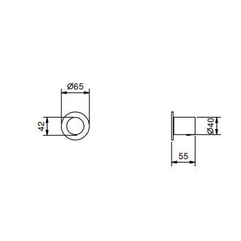 Запорный вентиль Fantini Nostromo черный матовый 87 13 G591B