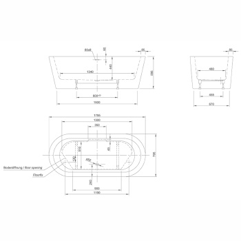 Акриловая ванна KNIEF Hot 180x80 0100-272