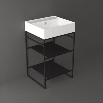 Тумба под раковину напольная Simas Agile AGSA51 51x72 см черный