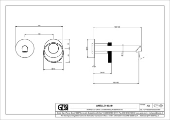 Смеситель для раковины Gessi Anello 63381.031 хром