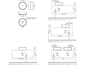Раковина накладная Hatria HAPPY HOUR Y1VG01