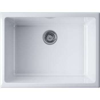 Мойка кухонная Omoikiri Okinoshima 61-U/I-WH Glossy белая 4993256