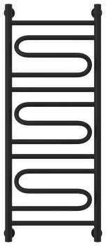 Полотенцесушитель водяной Сунержа Элегия+ 1000х400 31-0205-1040 матовый черный
