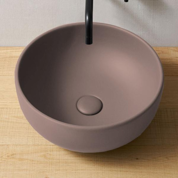 Раковина накладная Cielo Shui SHBA40 CP 40 см розовый