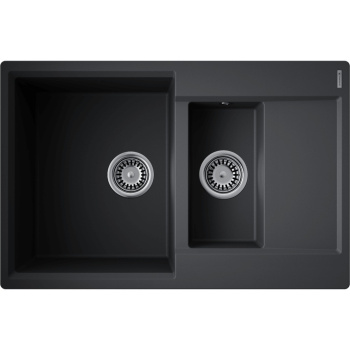 Мойка кухонная Omoikiri Daisen 78-2T-BL черная 4993535