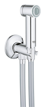 Гигиенический душ с угловым вентилем, 1 вид струи, GROHE Sena Trigger Spray 35, хром, 26332000