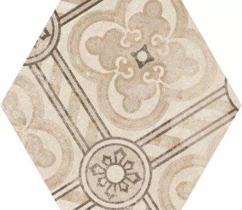 Керамогранит EQUIPE Hexatile Cement Garden Sand 17,5x20 (17 видов паттерна) 22098