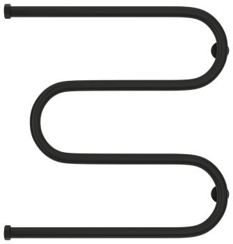 Полотенцесушитель водяной Сунержа М-образный 600х600 31-0007-6060 матовый черный