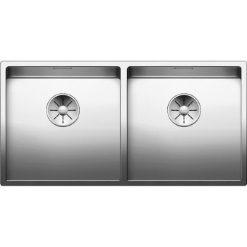 Кухонная мойка Blanco Claron 400/400-IF Нержавеющая сталь с зеркальной полировкой