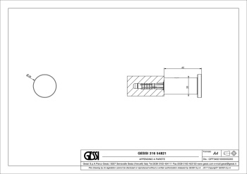 Крючок Gessi Gessi316 54821.239 Steel Brushed