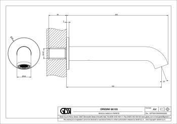 Излив Gessi 66103.149 Finox Brushed Nickel
