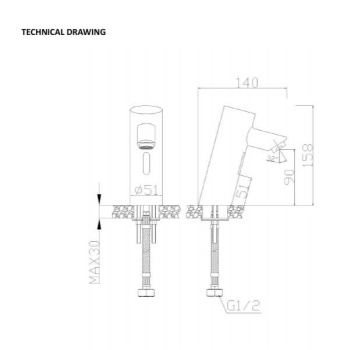 Автоматический кран Nofer 07261.В
