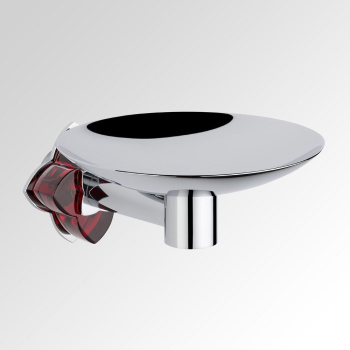 Мыльница металлическая THG Petale De Cristal Rouge U6C-A02-546GM хром