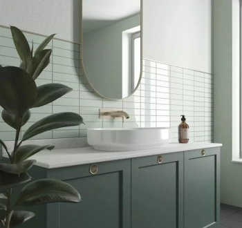 Плитка EQUIPE Costa Nova Onda Aloe Glossy 5x20 28488