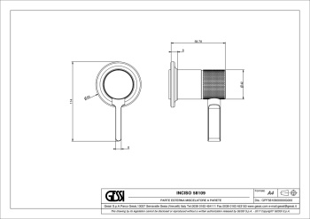 Смеситель для раковины Gessi Inciso 58109.031 хром