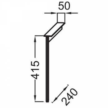 Ножки для мебели Jacob Delafon Nouvelle Vague EB3053-BLV