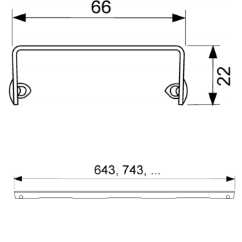 Декоративная решетка Tece Tecedrainline 90 600920 сталь