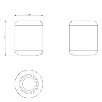 Стакан Gessi Goccia 38034.031 Chrome