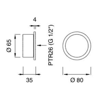 Смеситель для ванны CЕА Design Cross TRM 05 S с термостатом сталь