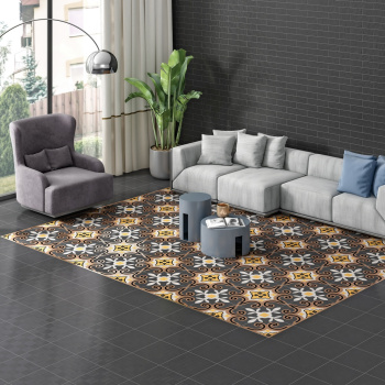 Керамогранит Motto Monotone Midnight Decor Matt 20x20 см N100107